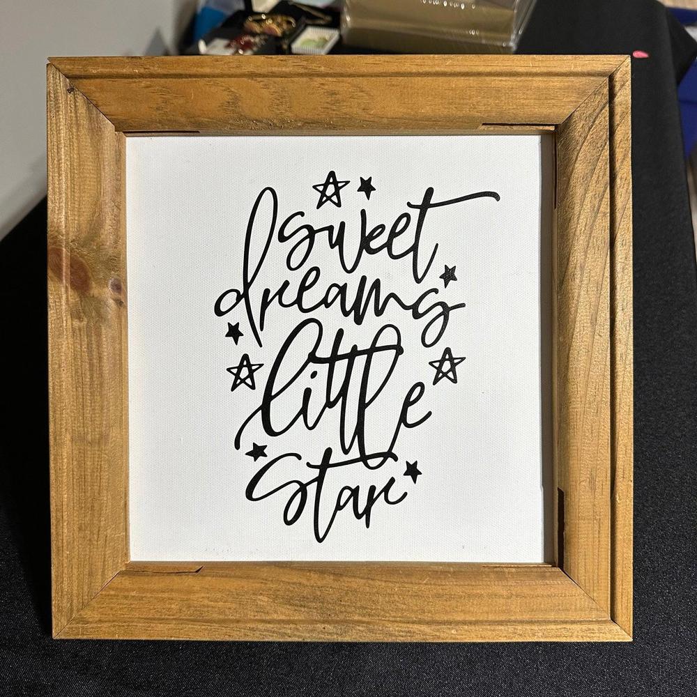 Farmhouse Canvas Nursery Sign